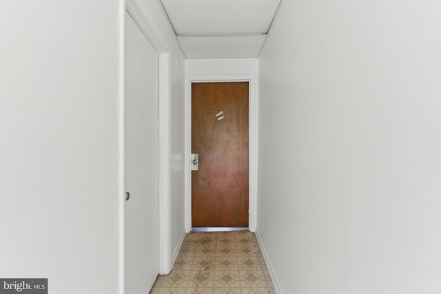4508 Post Rd, Marcus Hook, PA 19061 - corridor featuring baseboards and light flooring
