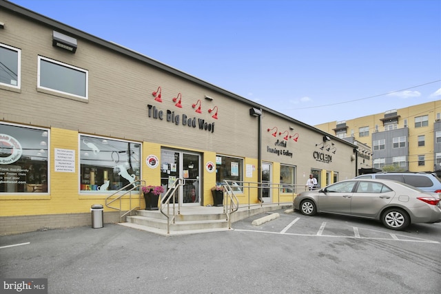 203 Spring Ave, Takoma Park, MD 20912 - view of commercial location featuring uncovered parking