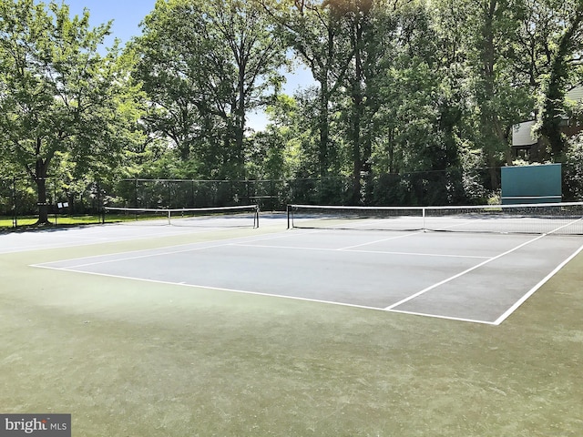 203 Spring Ave, Takoma Park, MD 20912 - view of tennis court featuring community basketball court
