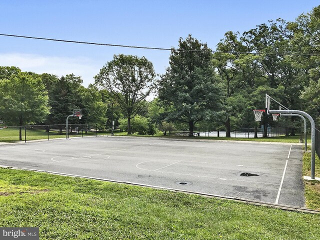 203 Spring Ave, Takoma Park, MD 20912 - view of sport court featuring community basketball court and a lawn