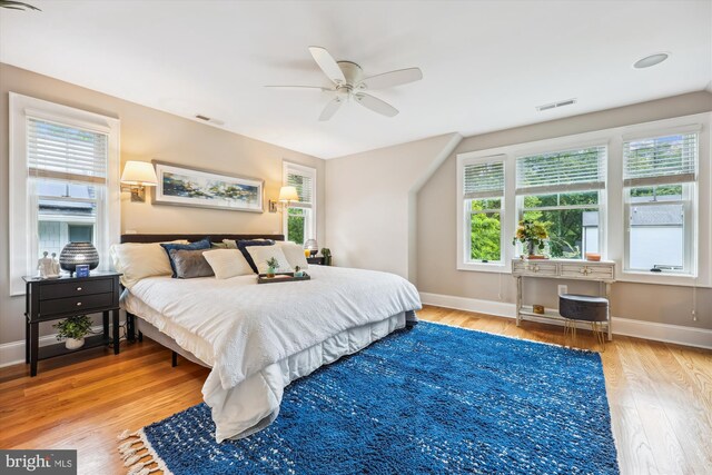 203 Spring Ave, Takoma Park, MD 20912 - bedroom featuring multiple windows, wood finished floors, and baseboards