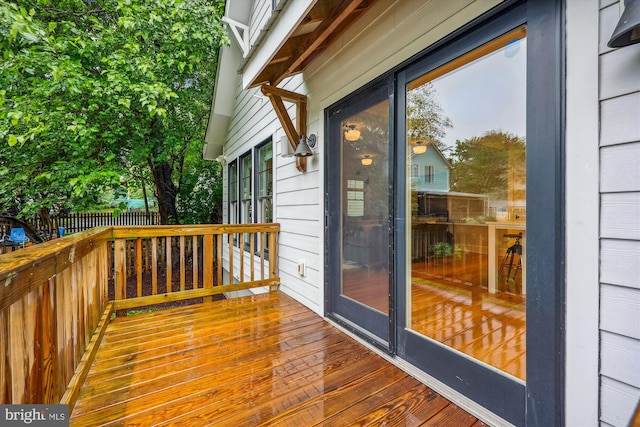 203 Spring Ave, Takoma Park, MD 20912 - view of wooden terrace
