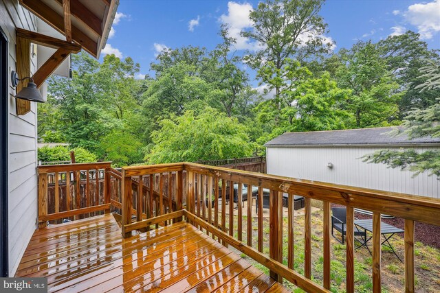 203 Spring Ave, Takoma Park, MD 20912 - view of deck