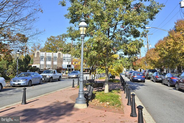203 Spring Ave, Takoma Park, MD 20912 - view of asphalt street featuring street lights, sidewalks, and curbs