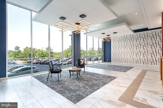4600 Duke St Unit 512, Alexandria, VA 22304 - building lobby with a wall of windows