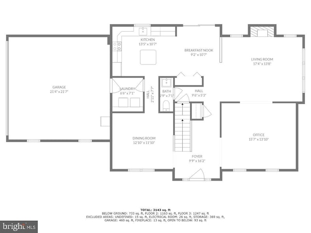 21 Bright Summer Way, Glenmoore, PA 19343 - floor plan / room layout