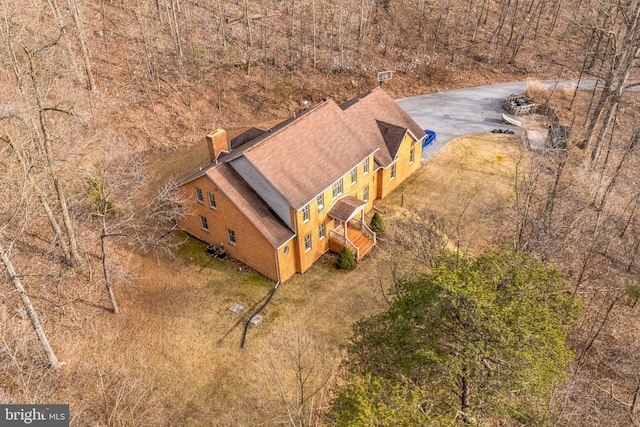 view of subject property