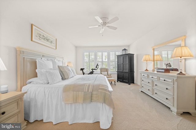 355 Dillon Cir, Middletown, DE 19709 - bedroom featuring light colored carpet and a ceiling fan