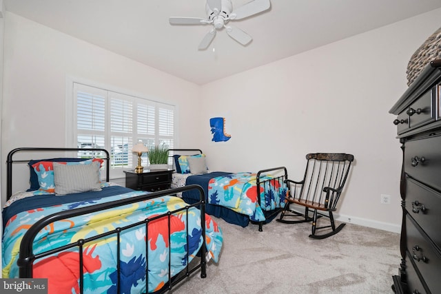 355 Dillon Cir, Middletown, DE 19709 - carpeted bedroom featuring baseboards and ceiling fan