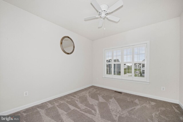 355 Dillon Cir, Middletown, DE 19709 - carpeted empty room with baseboards and ceiling fan