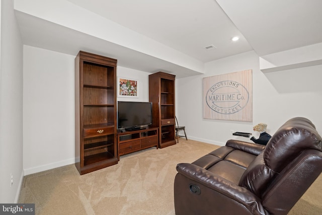 355 Dillon Cir, Middletown, DE 19709 - carpeted living room with baseboards and recessed lighting