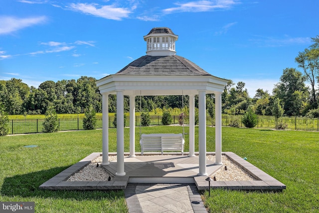355 Dillon Cir, Middletown, DE 19709 - view of patio featuring a gazebo