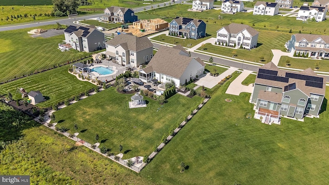 355 Dillon Cir, Middletown, DE 19709 - aerial view of residential area featuring a pool