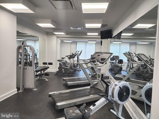 66 Franklin St Unit 307, Annapolis, MD 21401 - exercise room featuring healthy amount of natural light