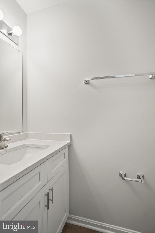 3823 9th Rd S, Arlington, VA 22204 - bathroom with vanity and baseboards