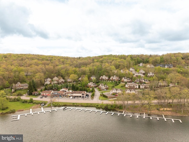 175 Roman Ridge Rd Unit 15, Oakland, MD 21550 - aerial view of a nearby body of water and a heavily wooded area