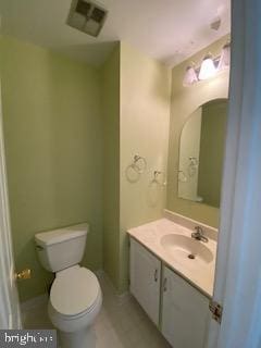 586 Wild Flower Glade, Annapolis, MD 21409 - half bathroom featuring vanity and toilet