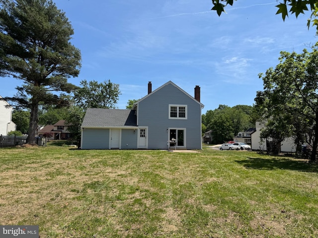 203 Shenandoah Rd, Cinnaminson, NJ 08077 - back of property with a chimney
