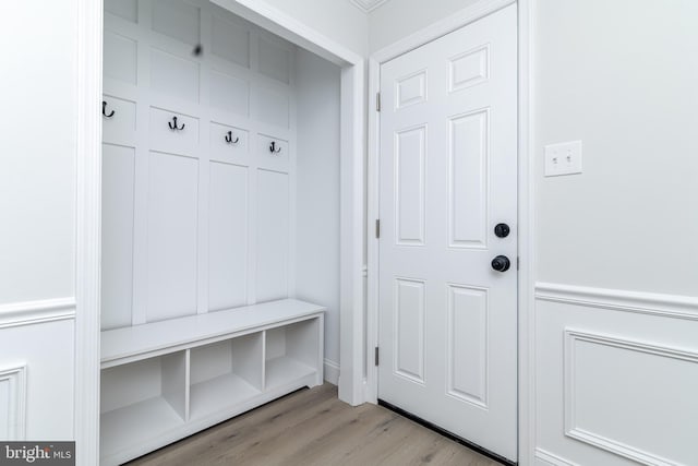 203 Shenandoah Rd, Cinnaminson, NJ 08077 - mudroom with light wood-style flooring
