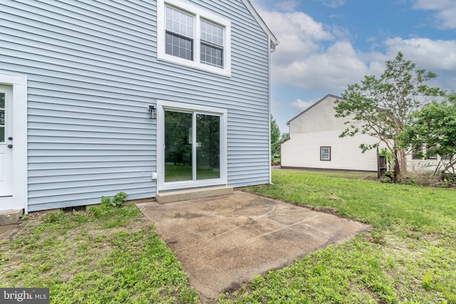 203 Shenandoah Rd, Cinnaminson, NJ 08077 - rear view of property with a patio and a yard