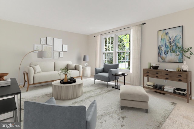 4785 Catterick Ct, Fairfax, VA 22032 - carpeted living room featuring baseboards