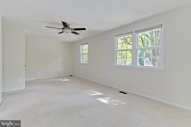 4785 Catterick Ct, Fairfax, VA 22032 - spare room with baseboards, carpet flooring, and ceiling fan