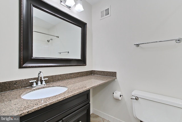 4785 Catterick Ct, Fairfax, VA 22032 - full bath featuring toilet, vanity, tile patterned flooring, and a shower