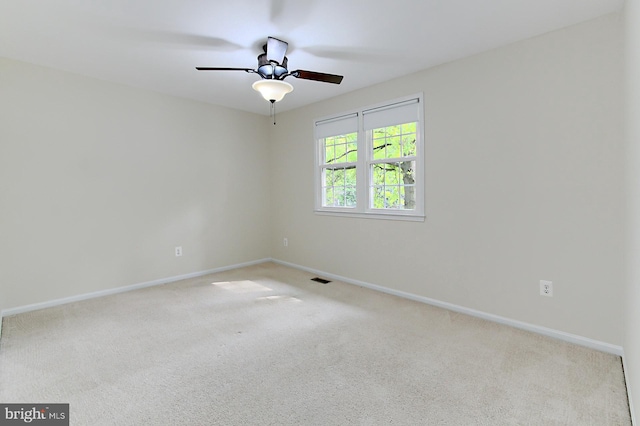 4785 Catterick Ct, Fairfax, VA 22032 - carpeted spare room with a ceiling fan and baseboards
