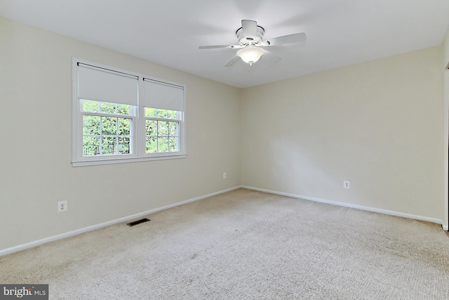 4785 Catterick Ct, Fairfax, VA 22032 - carpeted spare room featuring baseboards and a ceiling fan