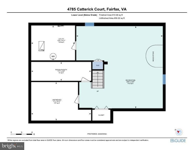 4785 Catterick Ct, Fairfax, VA 22032 - property floor plan