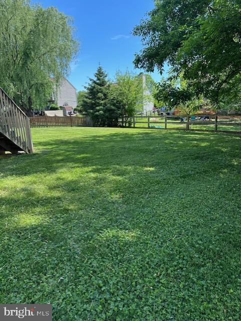 view of yard