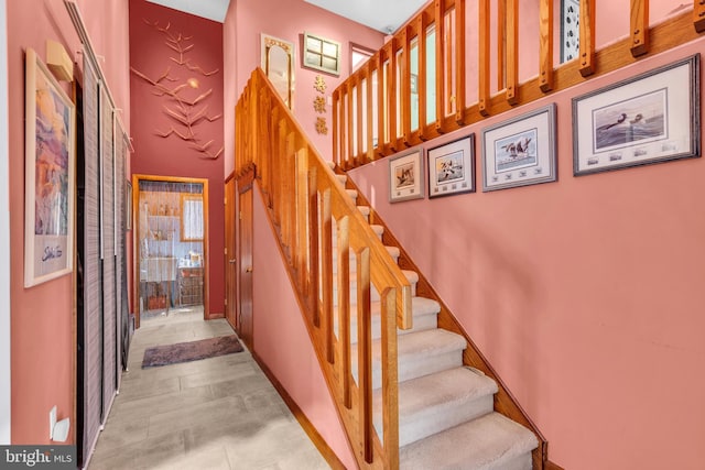 view of staircase