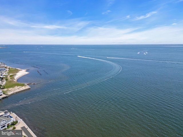 bird's eye view of a large body of water