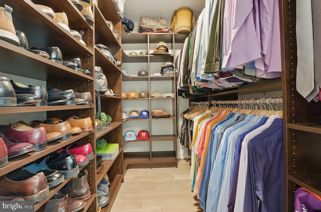 23650 Havelock Walk Ter Unit 303, Ashburn, VA 20148 - walk in closet featuring wood finished floors