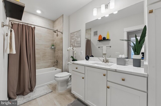 23650 Havelock Walk Ter Unit 303, Ashburn, VA 20148 - bathroom featuring toilet, shower / tub combo, and vanity