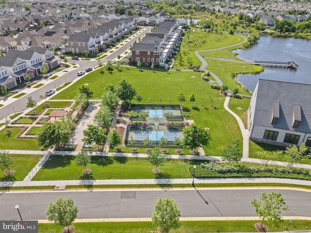 23650 Havelock Walk Ter Unit 303, Ashburn, VA 20148 - aerial perspective of suburban area featuring a large body of water