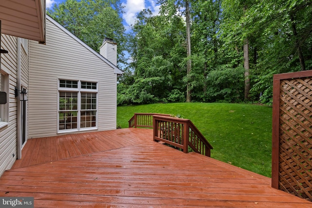 7071 Garden Walk, Columbia, MD 21044 - wooden terrace with a yard