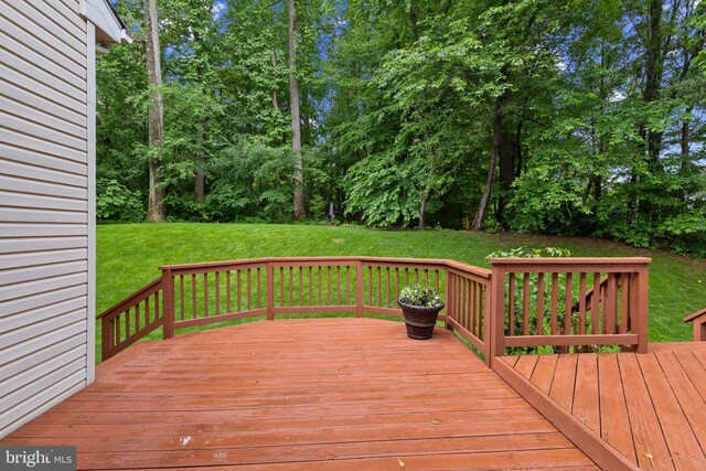7071 Garden Walk, Columbia, MD 21044 - deck featuring a lawn