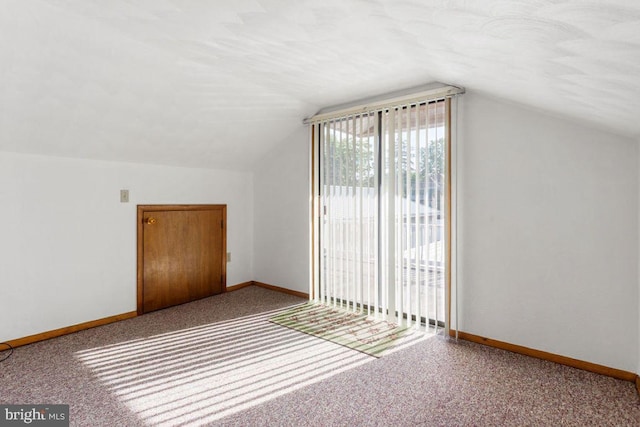 449 Carlisle St, Hanover, PA 17331 - bonus room featuring lofted ceiling, carpet, and baseboards
