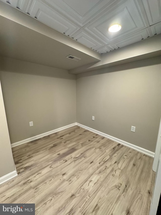 7 E Hart St, Winchester, VA 22601 - spare room featuring baseboards and wood finished floors