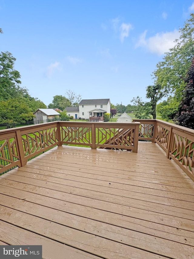 7 E Hart St, Winchester, VA 22601 - view of deck