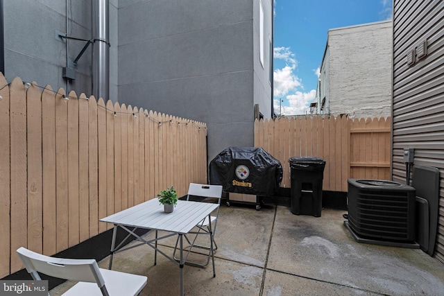 1153 N Hancock St, Philadelphia, PA 19123 - view of patio featuring central AC