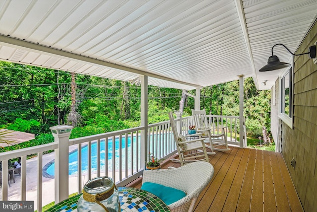 7912 Glengary Ct, Glen Burnie, MD 21061 - view of wooden terrace