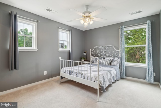 42004 Donnington Pl, Ashburn, VA 20148 - carpeted bedroom featuring baseboards and ceiling fan
