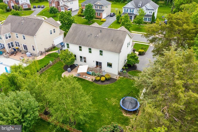 42004 Donnington Pl, Ashburn, VA 20148 - aerial perspective of suburban area