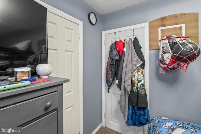 mudroom with baseboards