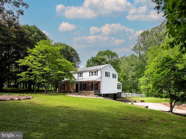 51 Seminary Rd, Glenmoore, PA 19343 - view of front facade with a front lawn