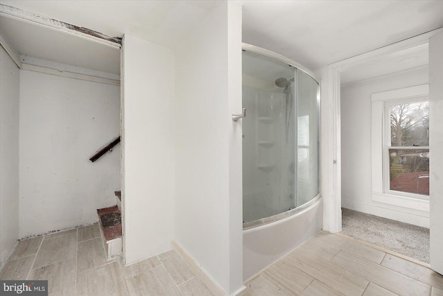 8422 Newark Rd, Newark, MD 21841 - full bath featuring bath / shower combo with glass door