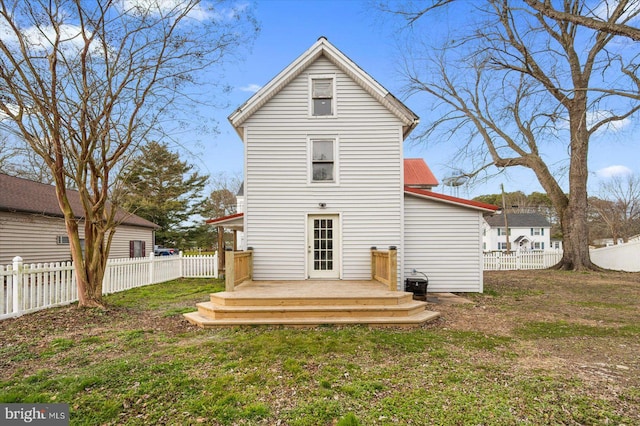 8422 Newark Rd, Newark, MD 21841 - back of house featuring a deck