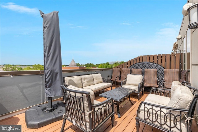 101 Dyer Ct, Herndon, VA 20170 - deck with an outdoor hangout area